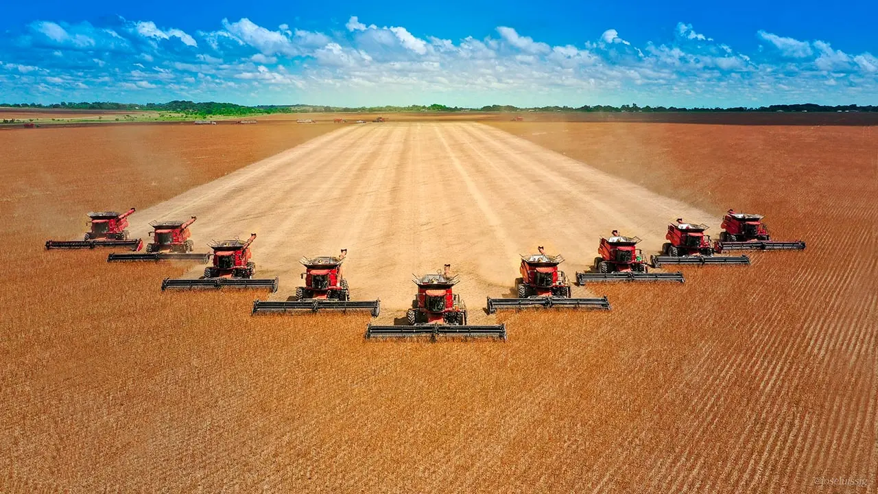 La Fazenda cultiva más de 50.000 hectáreas de maíz y soya en Puerto Gaitán (Meta). FOto: ALIAR/La Fazenda.